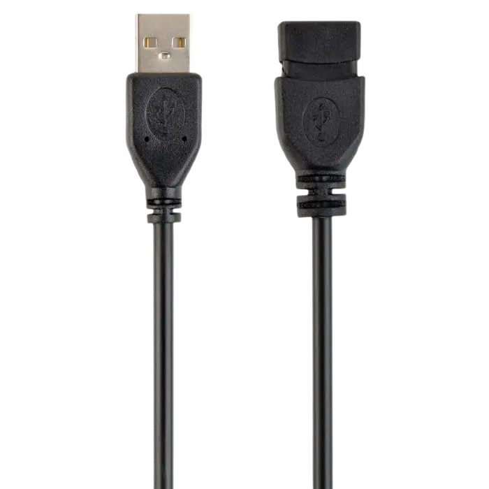 Cablu prelungitor Cablexpert CCP-USB2-AMAF-15C, USB Type-A/USB Type-A (F), 4,5m, Negru