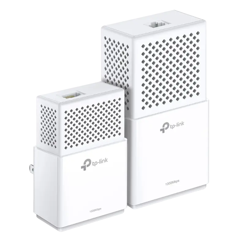 Адаптер Powerline TP-LINK TL-WPA7510 KIT, AV1000, 1000 Мбит/с, Белый - photo