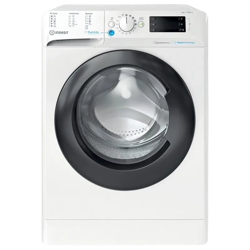 Mașină de spălat Indesit BWSE 71295 X WBV EU, 7kg, Alb - photo