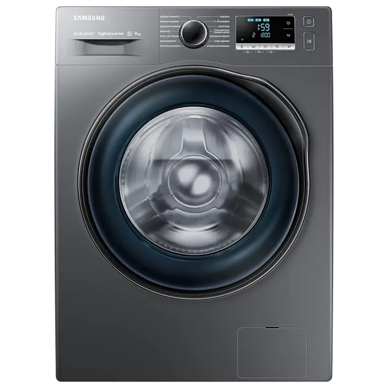 Mașină de spălat Samsung WW80J62E0DX/CE, 8kg, Gri - photo