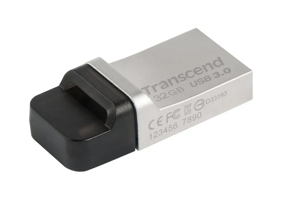 Memorie USB Transcend JetFlash 880, 32GB, Argintiu