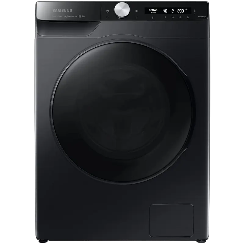 Mașină de spălat Samsung WWW80AG6L28BB, 8kg, Negru - photo