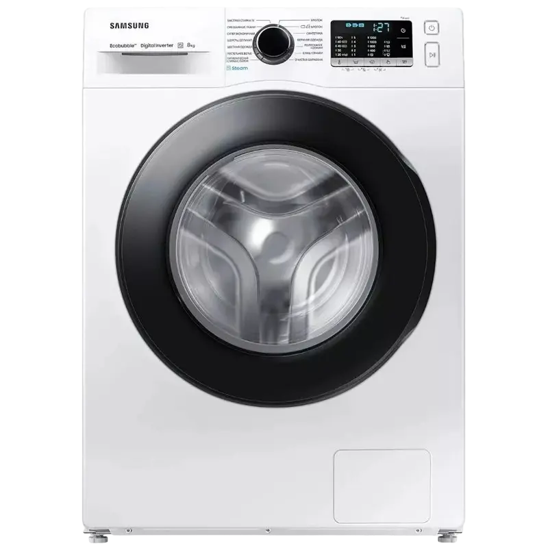 Mașină de spălat Samsung WW80AGAS22AECE, 8kg, Alb - photo
