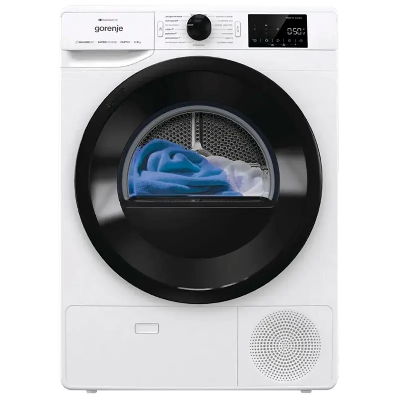 Сушильная машина Gorenje DPNE92GNLWIFI/UA, 9кг, Белый - photo