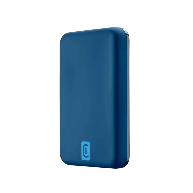 Портативное зарядное устройство Cellularline MAGSAFE 5000 Wireless, 5000мАч, Синий - photo