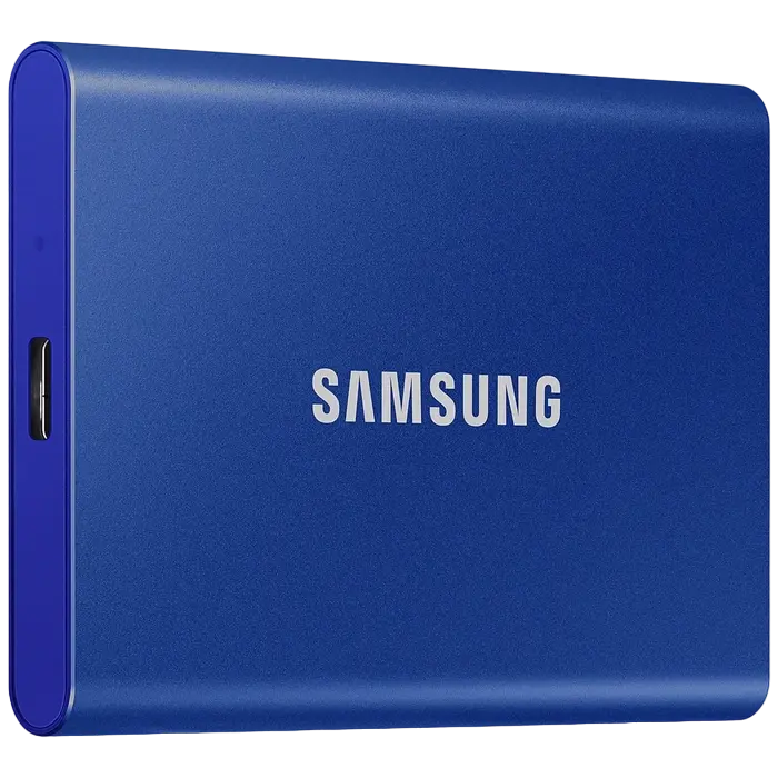 SSD portabil extern Samsung Portable SSD T7, 1 TB, Albastru (MU-PC1T0H/WW) - photo