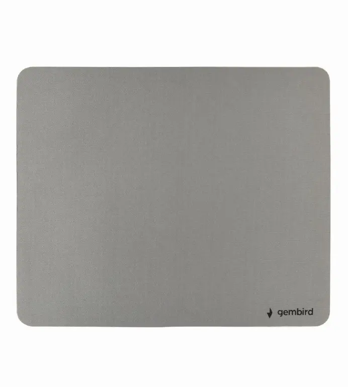 Mouse Pad Gembird MP-S-G, 210 x 180mm, Cloth mouse pad with rubber anti-skid bottom, Grey - photo