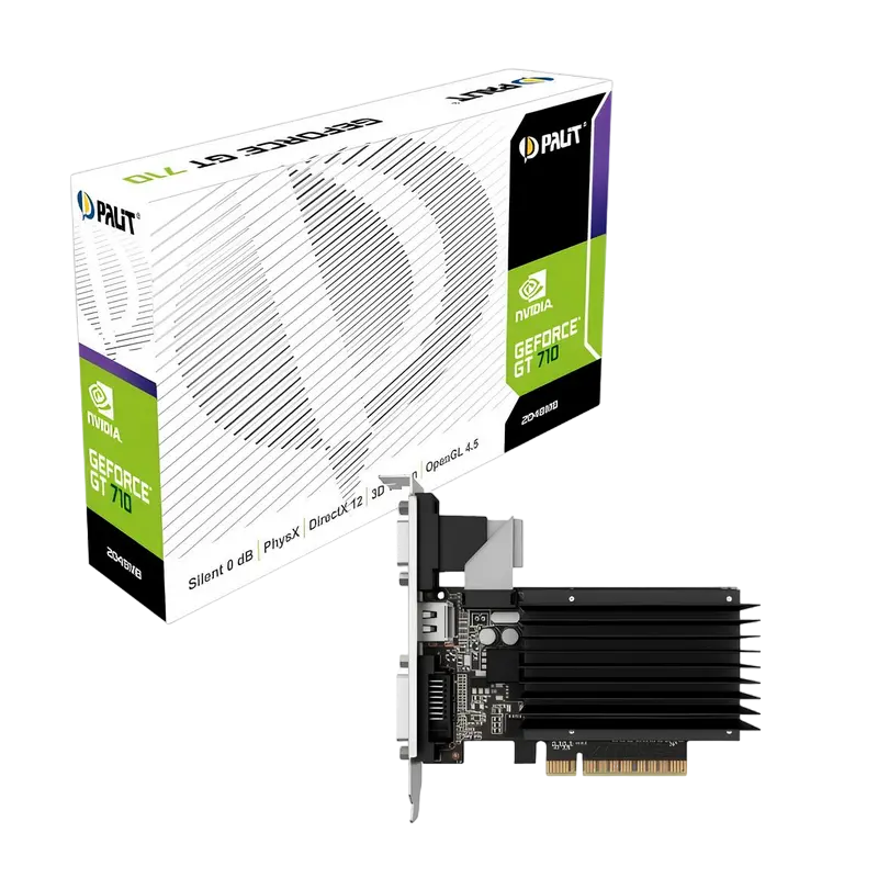 Placă Video Palit GeForce GT710,  2GB DDR3 64bit - photo