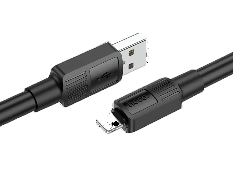 Кабель для зарядки и синхронизации Moshi USB to Lightning Cable 90 Degree, USB Type-A/Lightning, 1,5м, Чёрный - photo