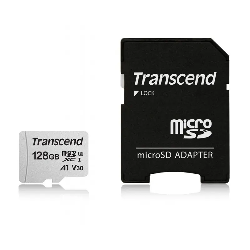 Card de Memorie Transcend MicroSDXC Class 10, 128GB (TS128GUSD300S-A) - photo