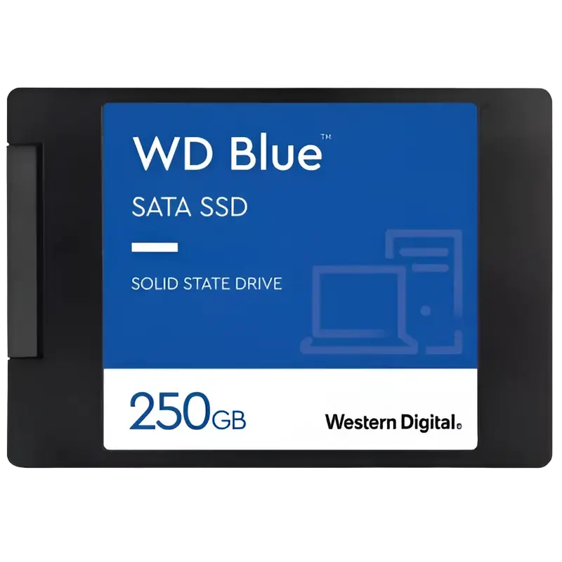 Накопитель SSD Western Digital WD Blue, 250Гб, WDS250G2B0A - photo