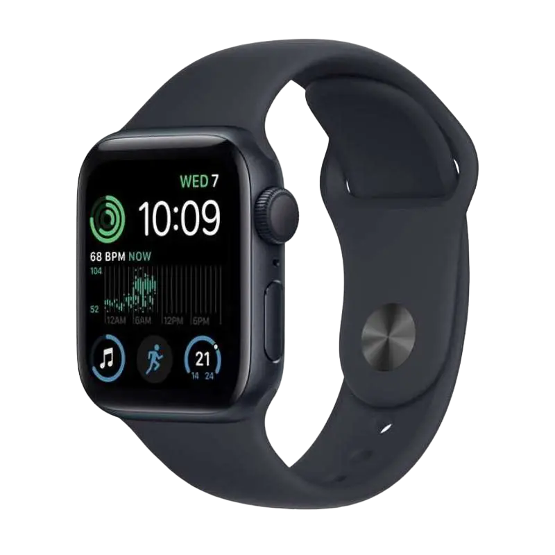 Ceas inteligent Apple Watch SE (2nd gen), 44mm, Midnight - photo