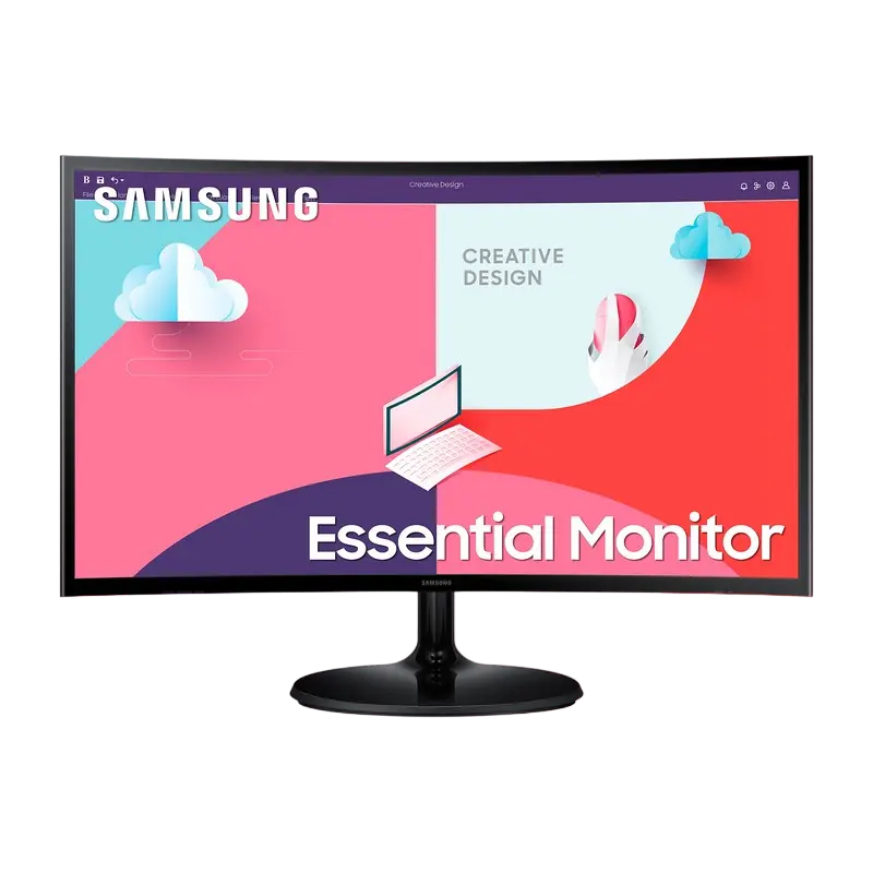 27" Monitor Samsung S27C360E, VA 1920x1080 FHD, Negru - photo