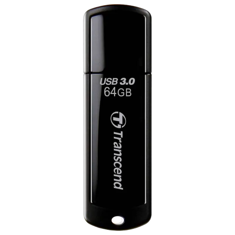 Memorie USB Transcend JetFlash 700, 64GB, Negru - photo