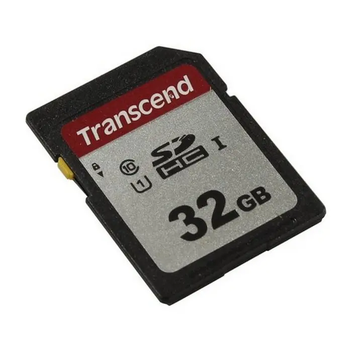 .32GB  SDHC Card (Class 10) UHS-I, U1, Transcend 300S  "TS32GSDC300S" (R/W:95/45MB/s) - photo
