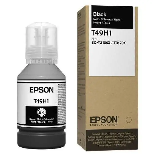 Контейнер с чернилами Epson T49H, C13T49H100, Черный - photo
