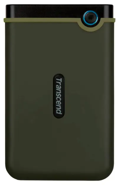 HDD portabil extern Transcend StoreJet 25M3G,  1 TB, Military Green (TS1TSJ25M3G) - photo