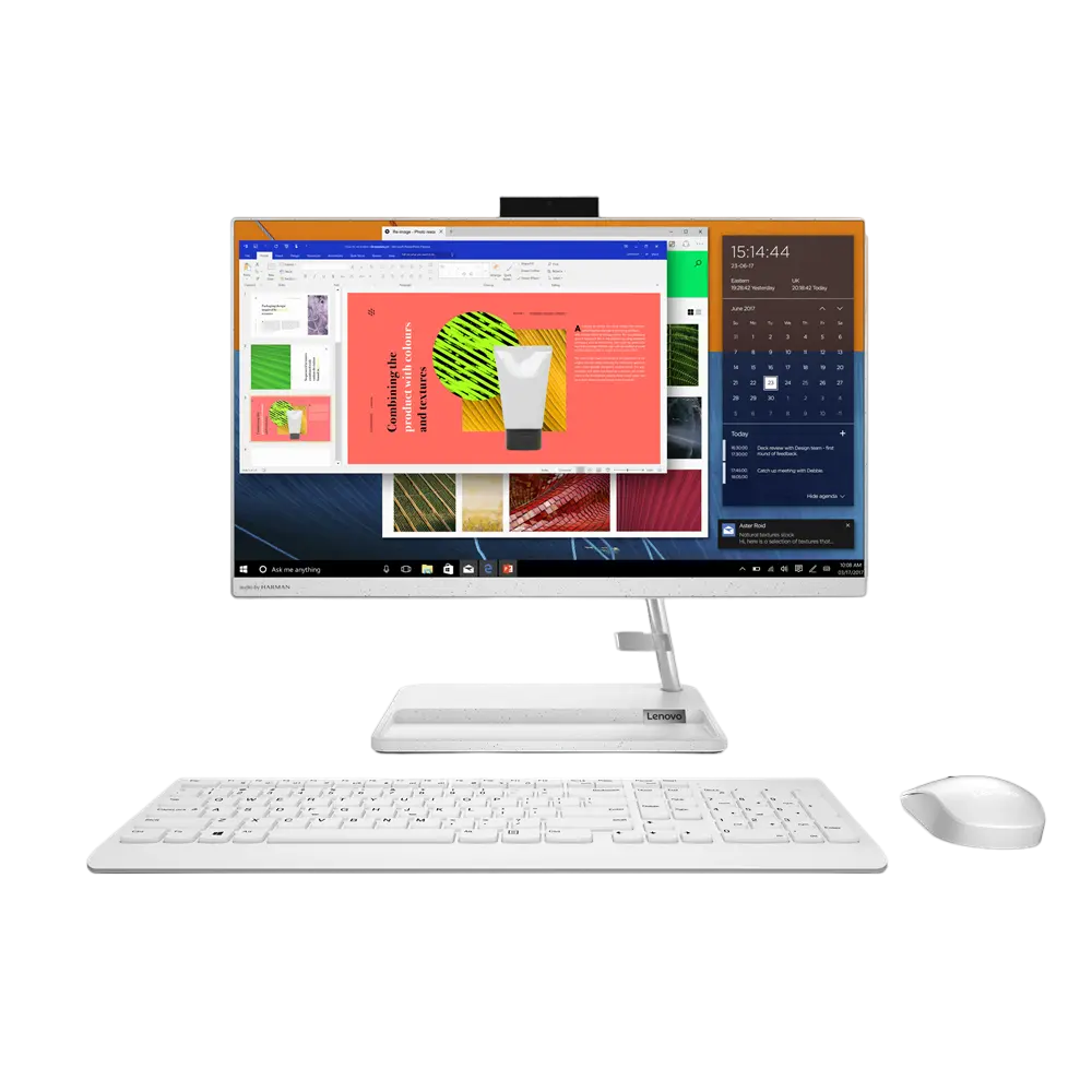 Computer All-in-One Lenovo IdeaCentre 3 22ITL6, 21,5", Intel Core i3-1115G4, 8GB/256GB, Fără SO, Alb - photo
