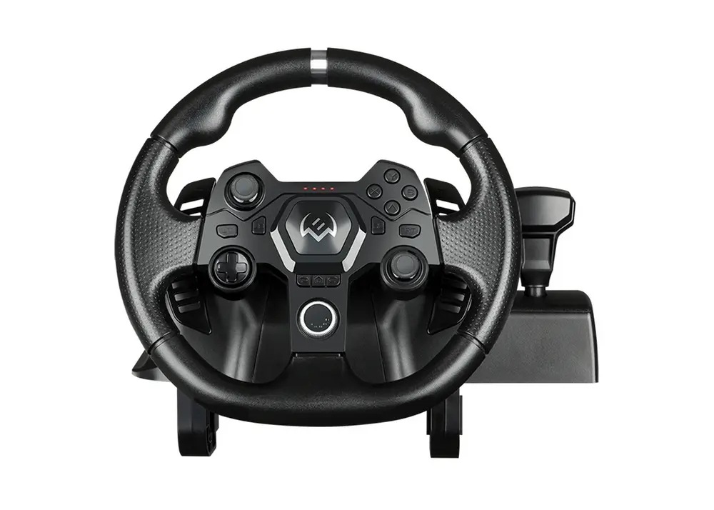 Wheel  SVEN GC-W900, 11", 270 degree, Pedals, Tiptronic, 4-axis, 22 buttons, Vibration feedback, USB - photo
