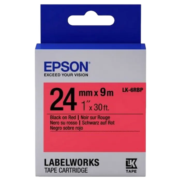 Cartuş de bandă Epson LK-6RBP, 24 mm x 9 m - photo