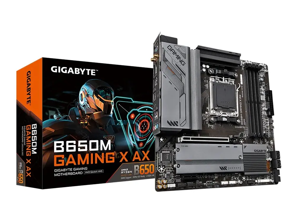 Placă de bază Gigabyte B650M GAMING X AX, AM5, AMD B650, Micro-ATX - photo