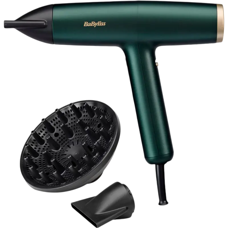 Фен BaByliss D6555DE, 1700Вт, Зеленый - photo