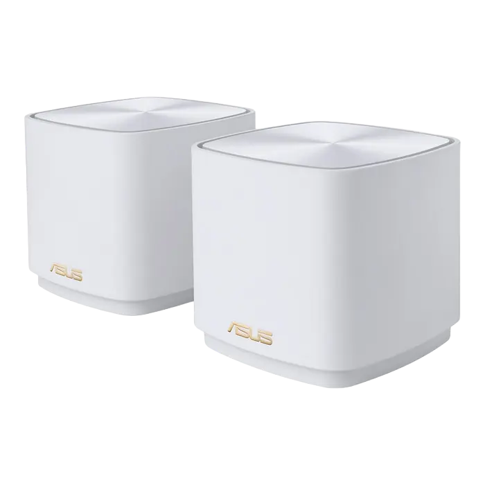 Домашняя Mesh Wi-Fi система ASUS ZenWiFi AX Mini XD4 (2-Pack), Wi-Fi, Белый - photo