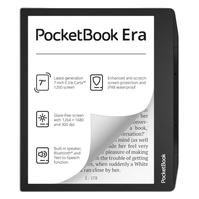 eBook Reader PocketBook 700 Era, Negru | Argintiu - photo