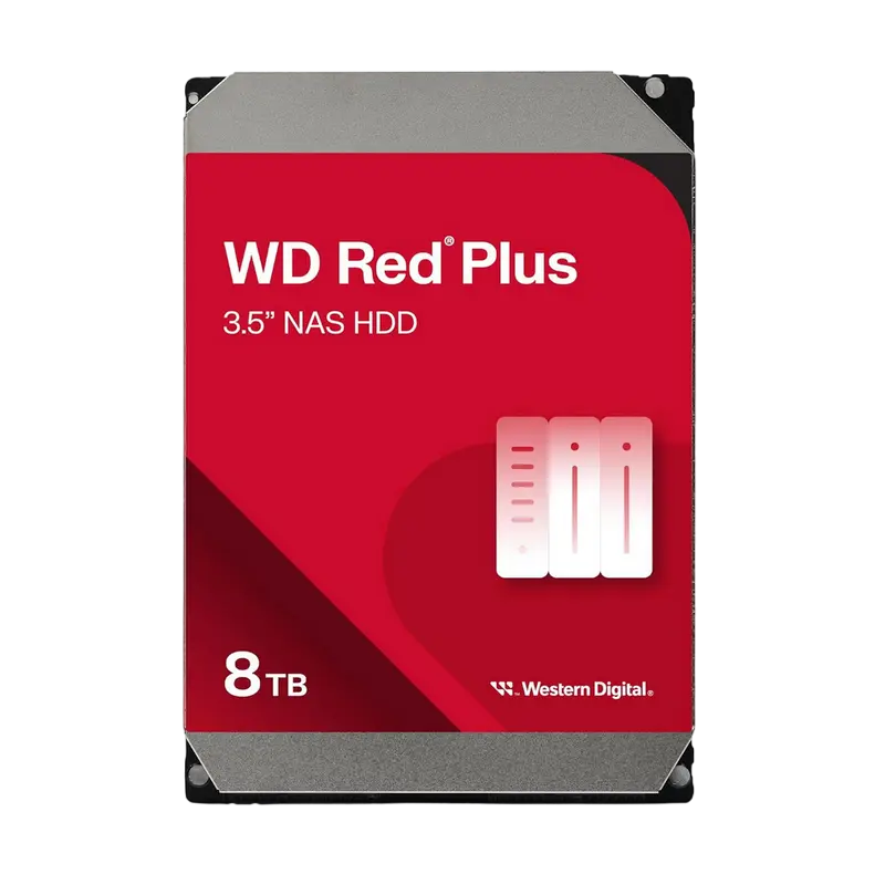 Unitate HDD Western Digital WD Red Plus, 3.5", 8 TB <WD80EFPX> - photo