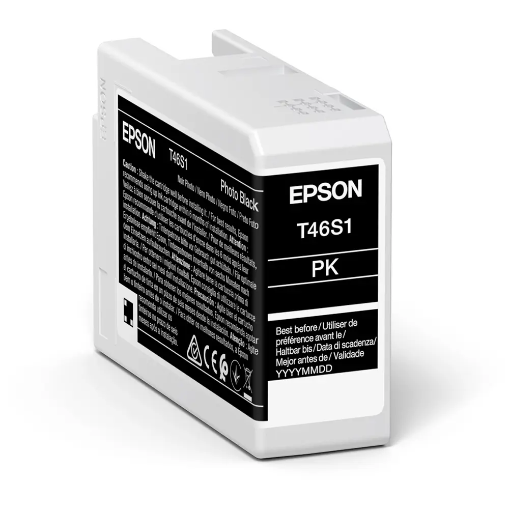 Картридж чернильный Epson T46S UltraChrome Pro 10, 25мл, Черный фото - photo