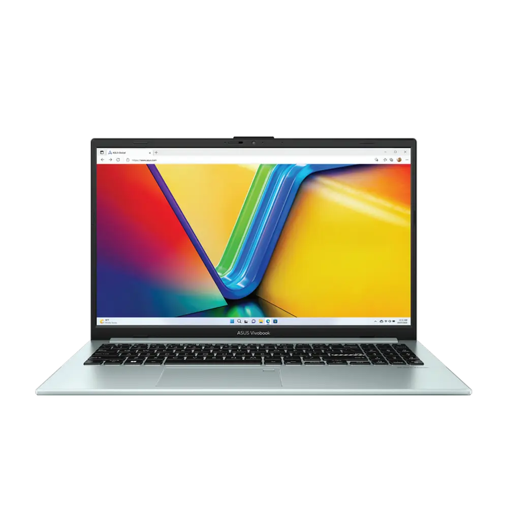 Ноутбук 15,6" ASUS Vivobook Go 15 E1504FA, Green Grey, AMD Ryzen 3 7320U, 8Гб/512Гб, Без ОС - photo