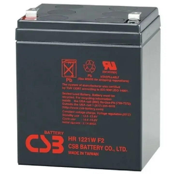 Аккумулятор для резервного питания CSB HR-1221, 12В 5 - photo