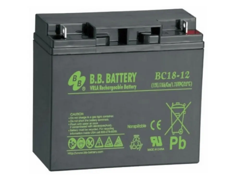 Acumulator UPS B.B. BC18-12, 12V, 18Ah - photo