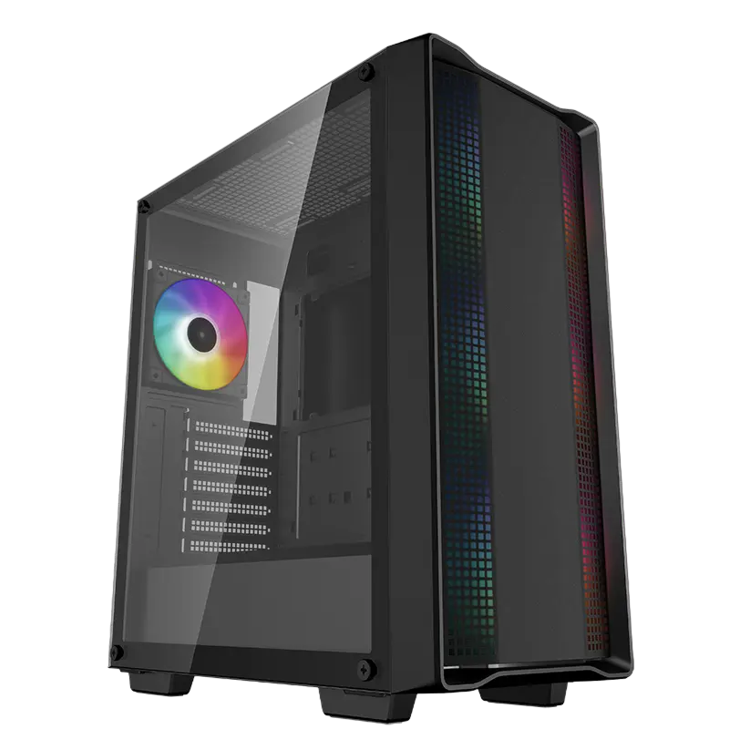 Carcasă PC Deepcool CC560  ARGB V2, Midi-Tower, Fără PSU, Negru - photo