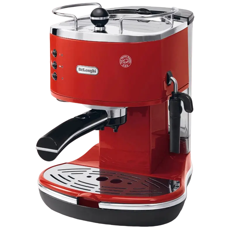 Рожковая кофеварка DeLonghi ECO311R, 1100Вт, Красный - photo