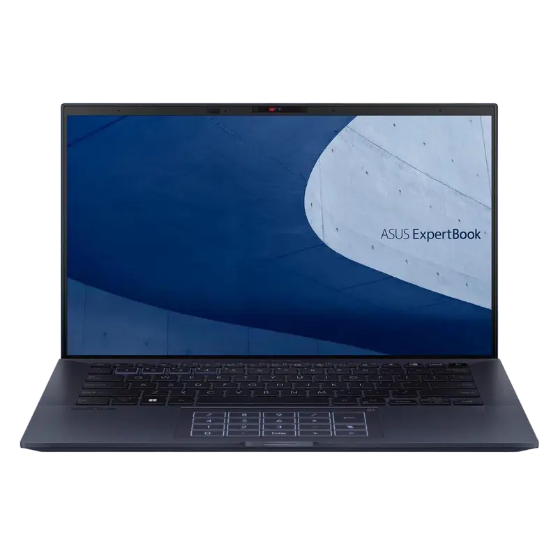 Laptop Business 14" ASUS ExpertBook B9 B9400CBA, Star Black, Intel Core i7-1255U, 16GB/1024GB, Windows 11 Pro - photo