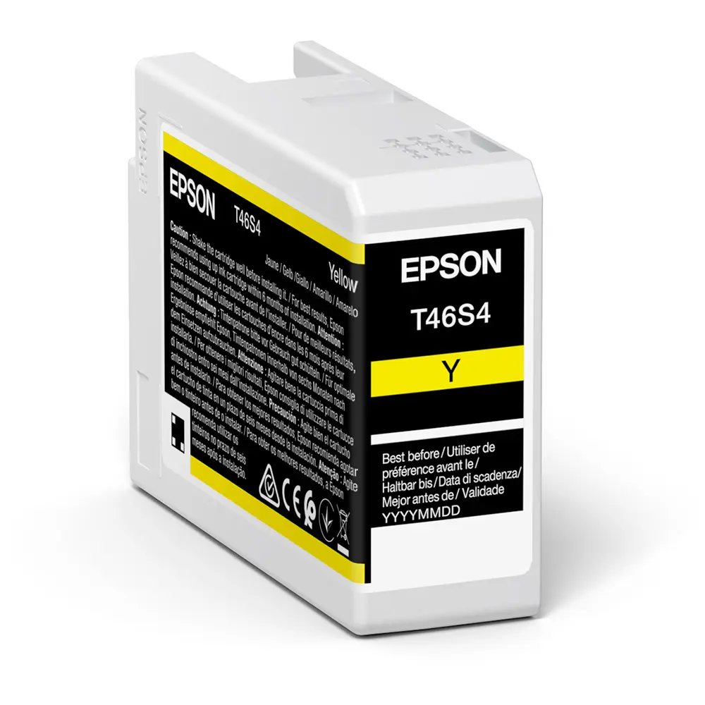 Картридж чернильный Epson T46S UltraChrome Pro 10, 25мл, Желтый - photo