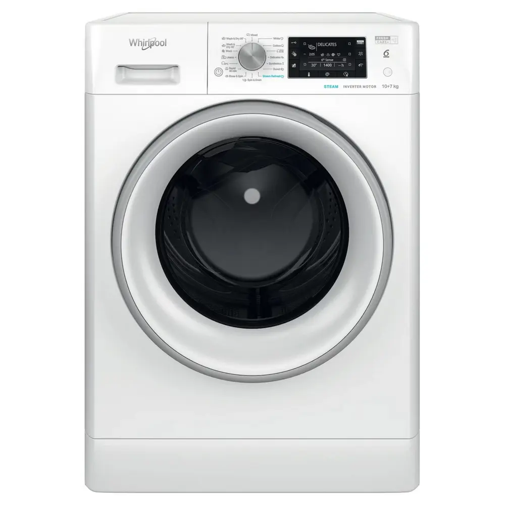 Washing machine/dr Whirlpool FFWDD 1076258 SV EE - photo