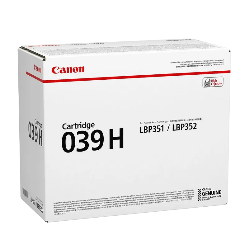 Картридж Canon CRG-039 H, Черный - photo