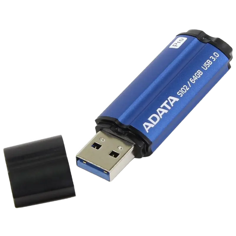 Memorie USB ADATA S102 Pro, 64GB, Albastru