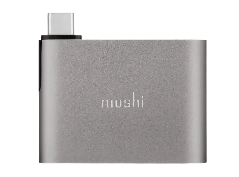 Adaptor Video Moshi USB-C to HDMI Adapter with Charging, USB Type-C/HDMI, Argintiu - photo