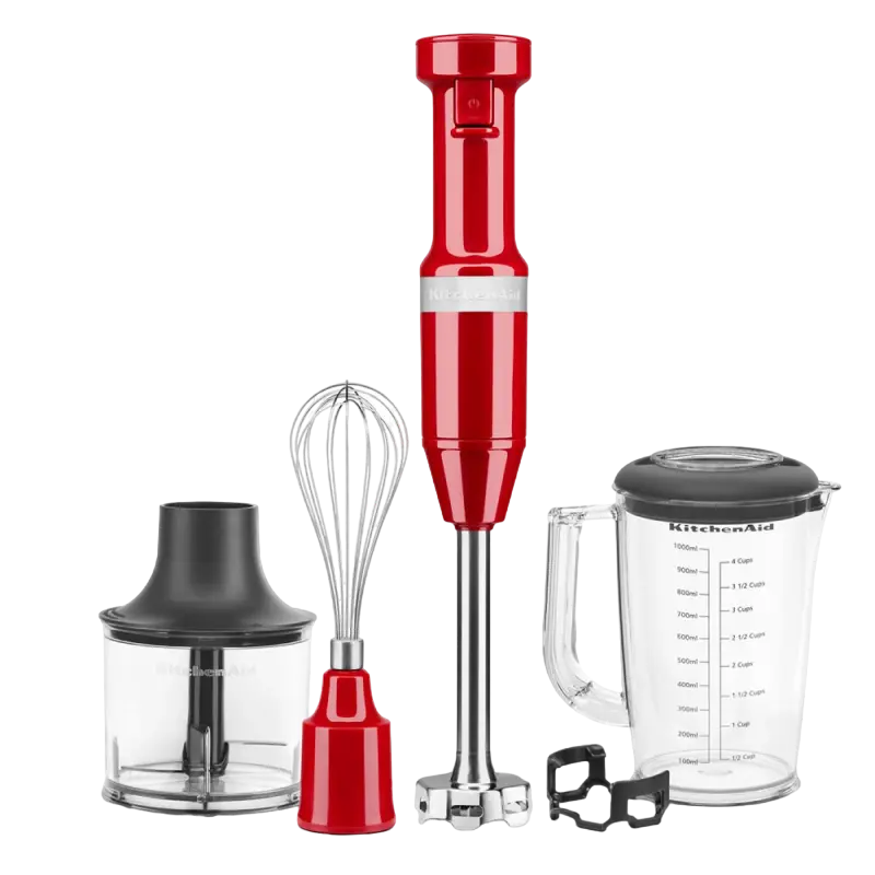 Blender de mână KitchenAid 5KHBV83EER, Roșu - photo