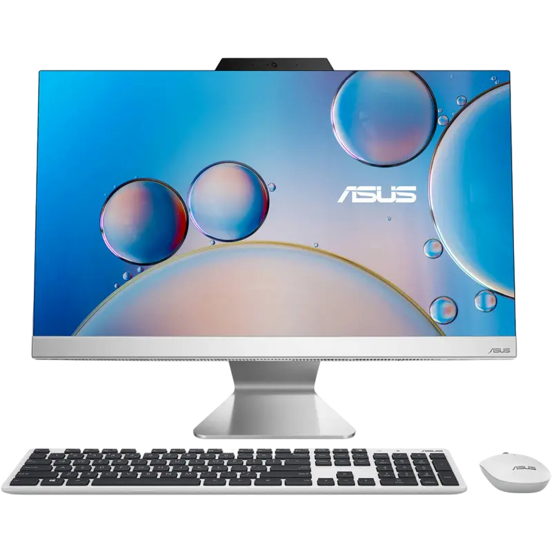 Computer All-in-One ASUS F3402, 23,8", AMD Ryzen 5 7520U, 16GB/512GB, Fără SO, Alb - photo