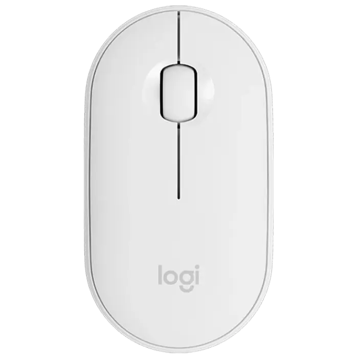 Mouse Wireless Logitech M350, Alb - photo