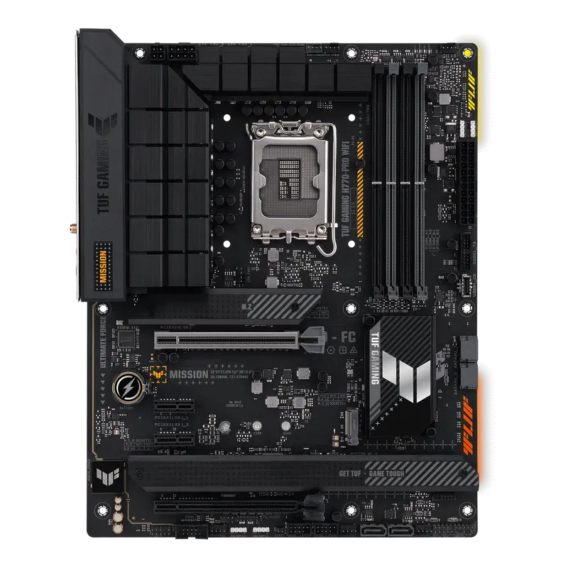 Материнская плата ASUS TUF GAMING H770-PRO WIFI, LGA1700, Intel H770, ATX - photo