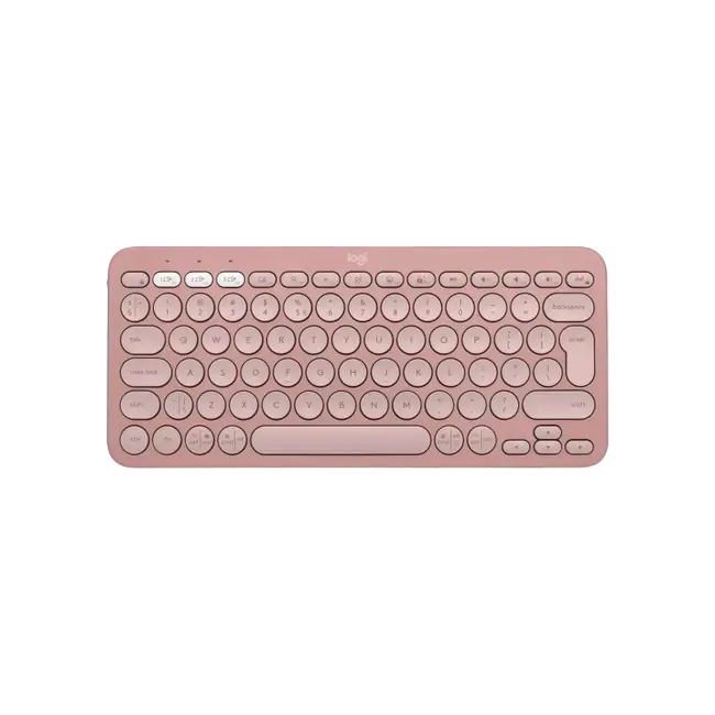 Клавиатура Logitech K380S, Беспроводное, Розовый - photo