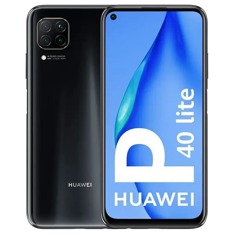 Смартфон Huawei P40 Lite, 6Гб/128Гб, Чёрный - photo