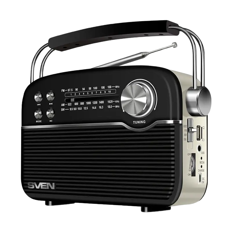 Портативное радио SVEN SRP-500, Чёрный - photo