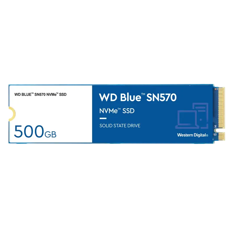 Накопитель SSD Western Digital WD Blue, 500Гб, WDS500G3B0C - photo