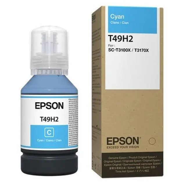 Recipient de cerneală Epson T49H, C13T49H200, Cyan - photo